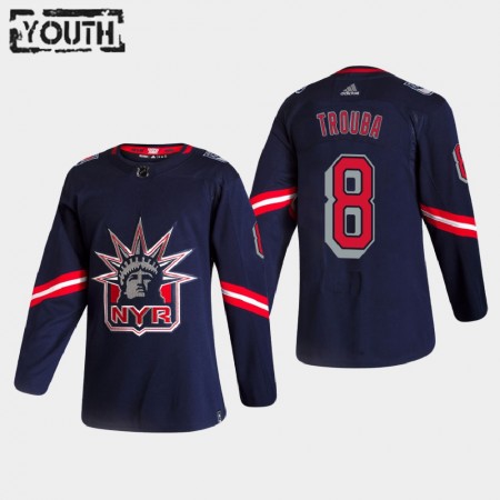 Kinder Eishockey New York Rangers Trikot Jacob Trouba 8 2020-21 Reverse Retro Authentic